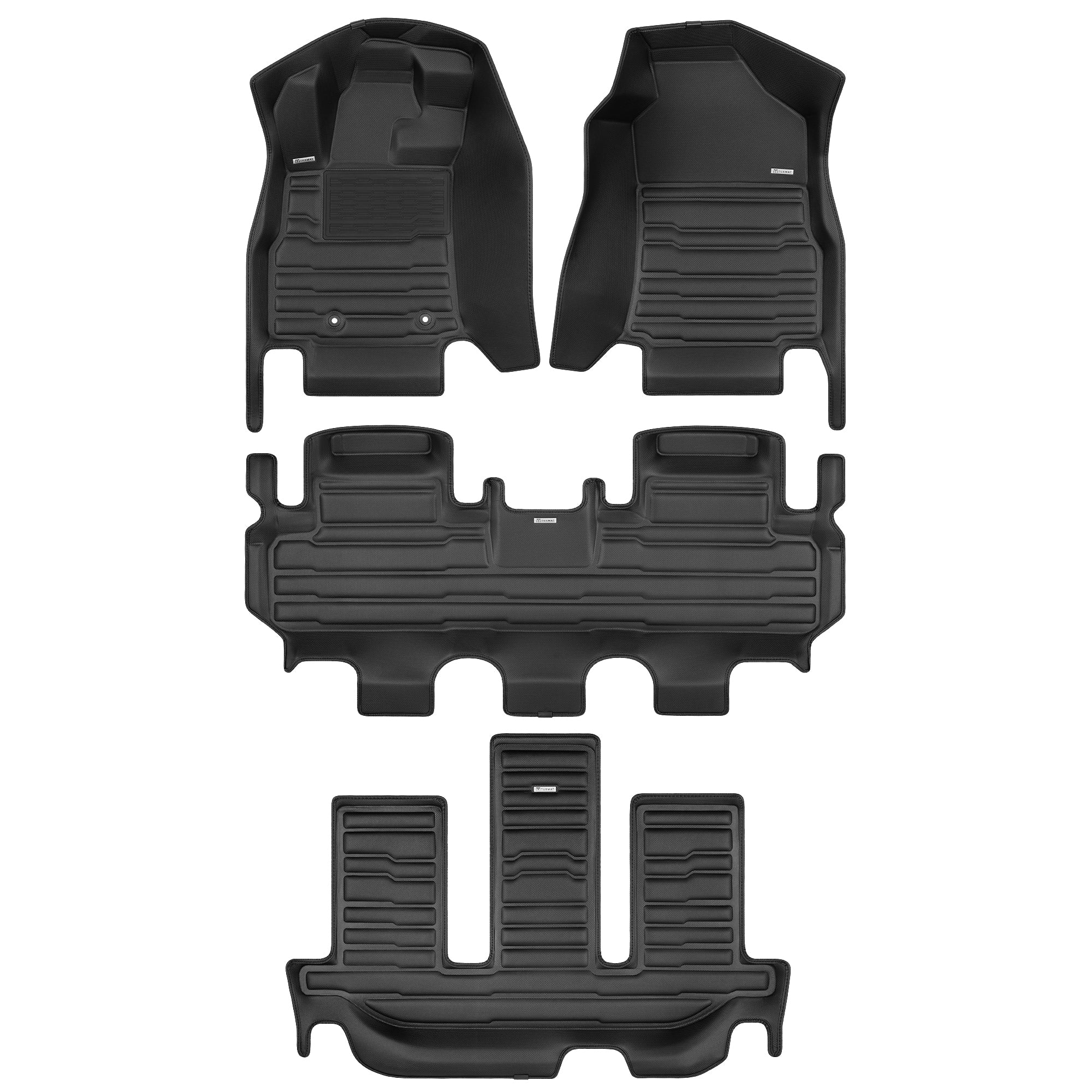Full-Coverage Mats for 2019-2026 Subaru Ascent 8-Seater - TuxMat.com