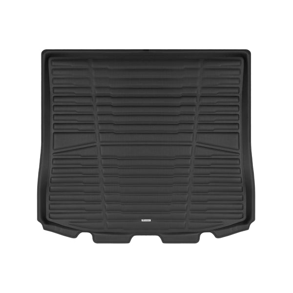 A set of black TuxMat trunk mats for Ford Edge models.