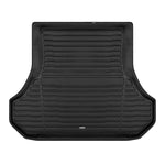 A set of black TuxMat trunk mats for Chrysler 300 models.