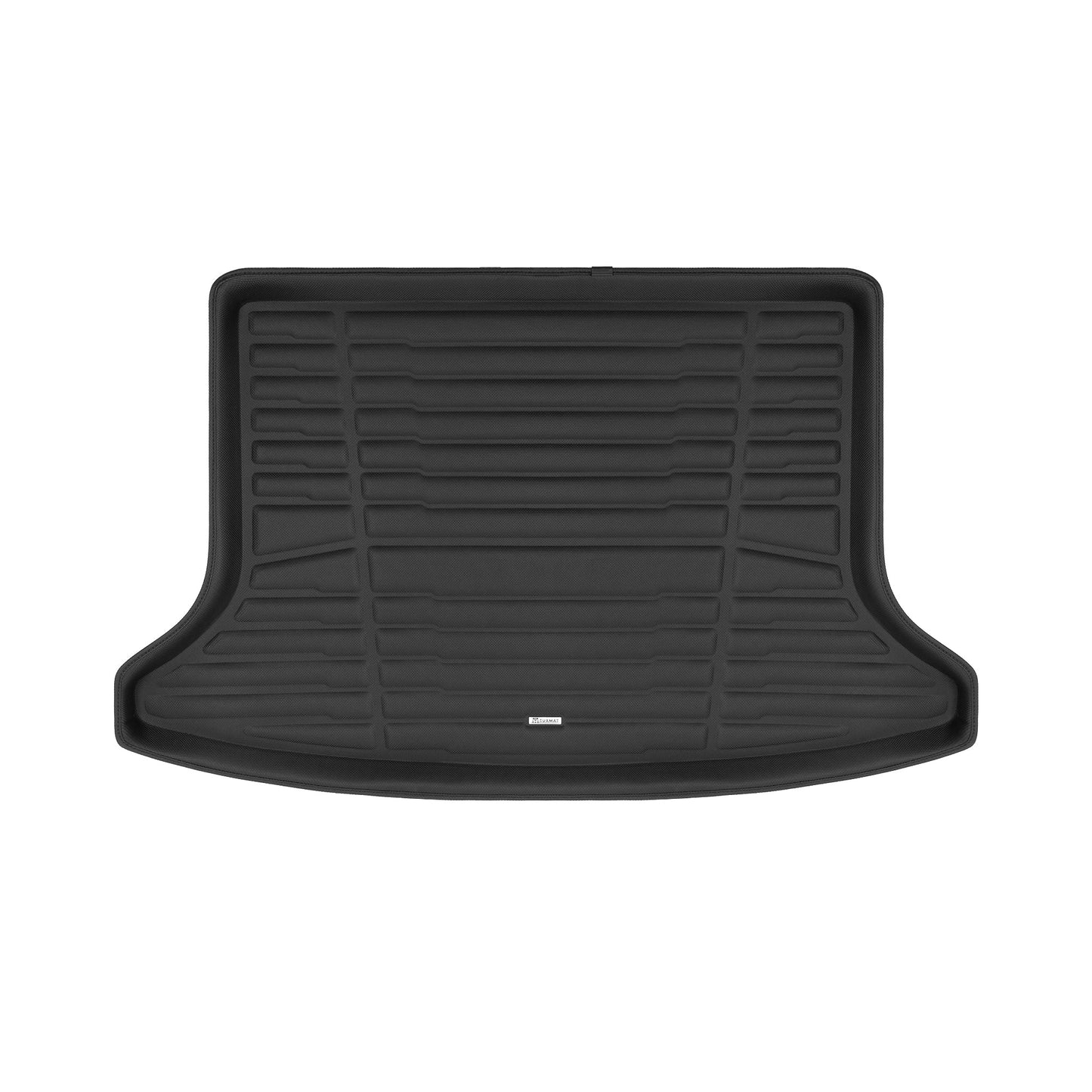 A set of black TuxMat trunk mats for Kia Niro models.
