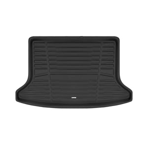 A set of black TuxMat trunk mats for Kia Niro models.