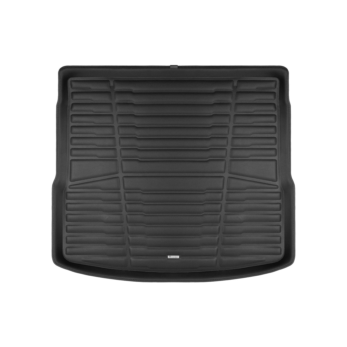 A set of black TuxMat trunk mats for Audi Q5 models.