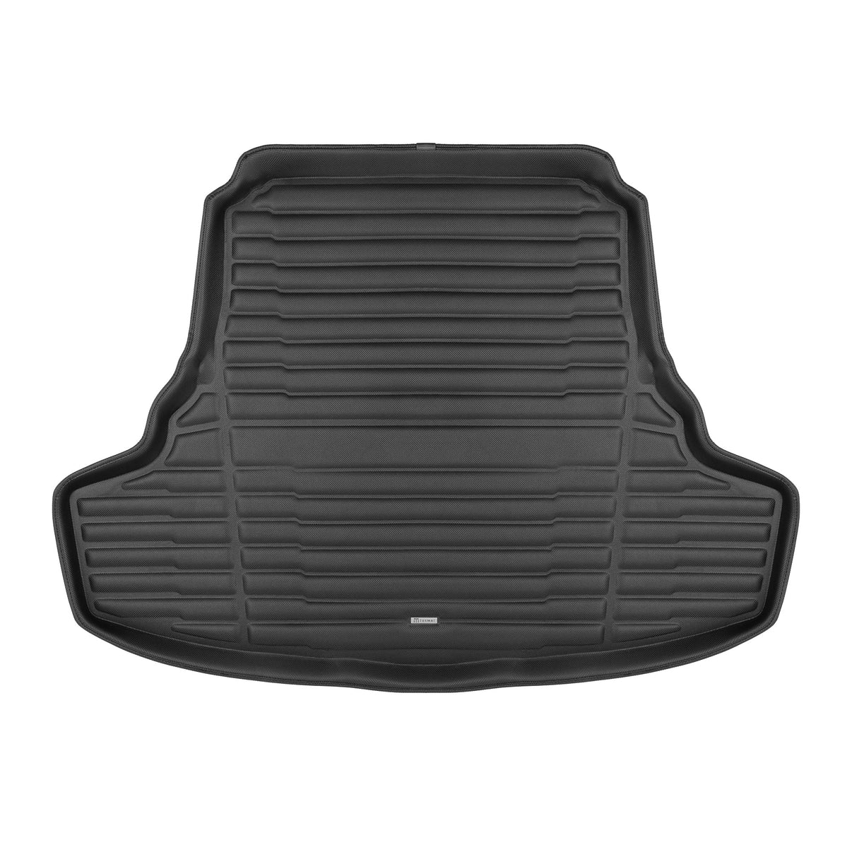 A set of black TuxMat trunk mats for Lexus IS models.