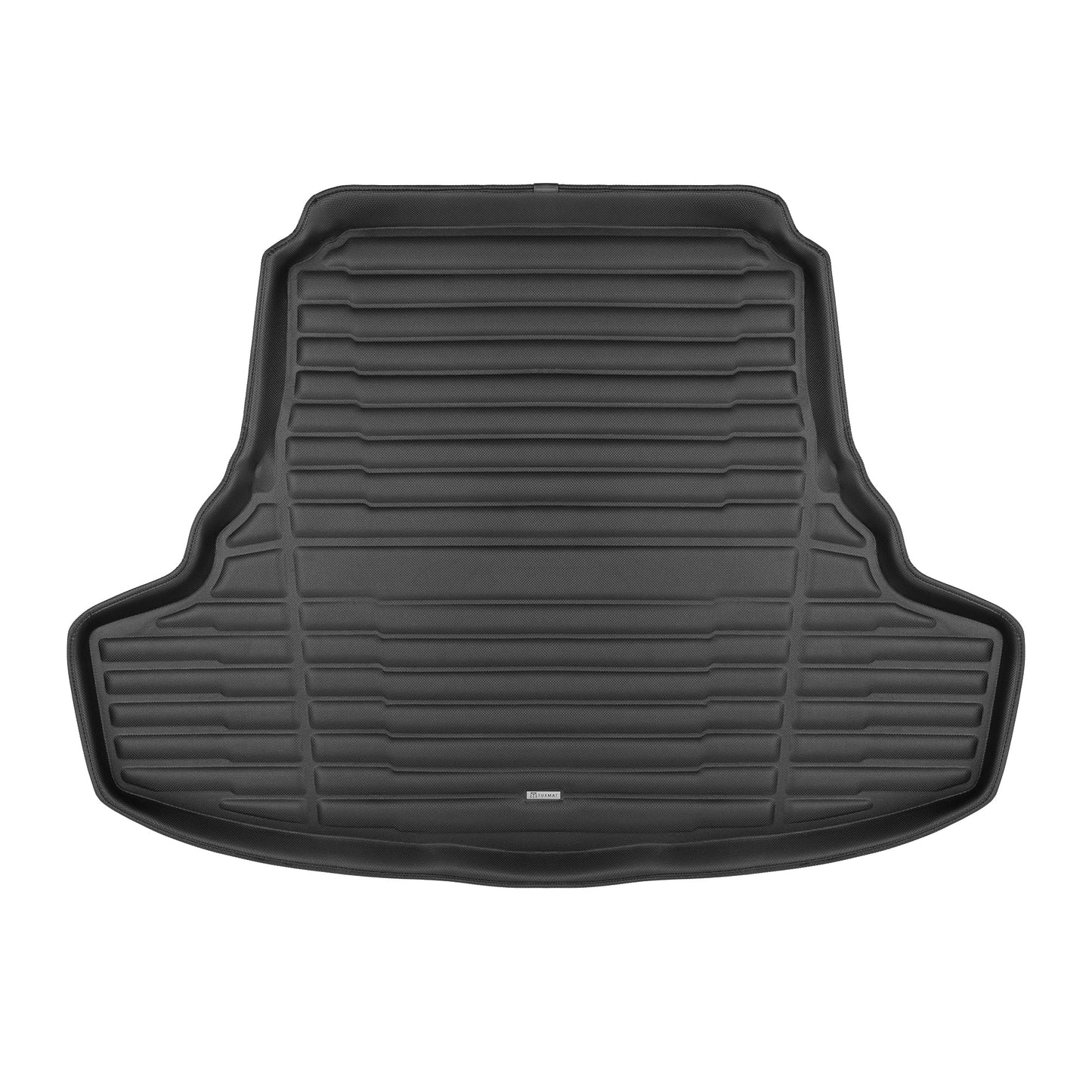 A set of black TuxMat trunk mats for Lexus IS models.