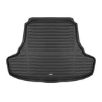 A set of black TuxMat trunk mats for Lexus IS models.