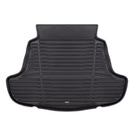 A set of black TuxMat trunk mats for Toyota Camry models.