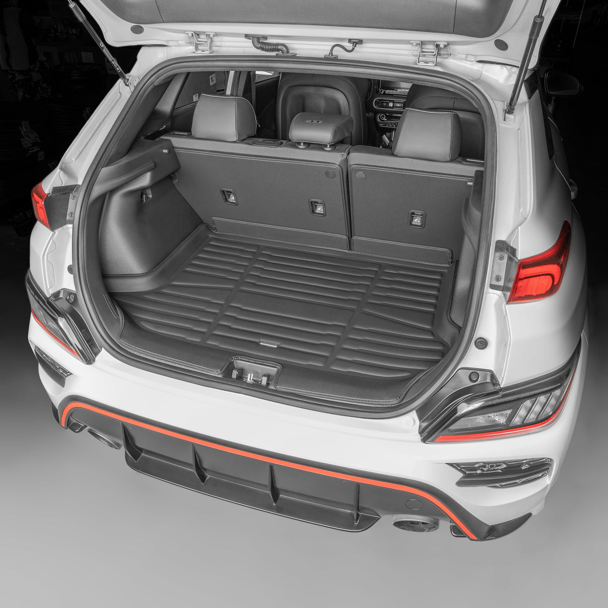 Enthuze Rear Floor Liners For 2018-2023 Hyundai Kona Except EV