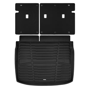 A set of black TuxMat trunk mats for Kia Forte/Forte5 models.