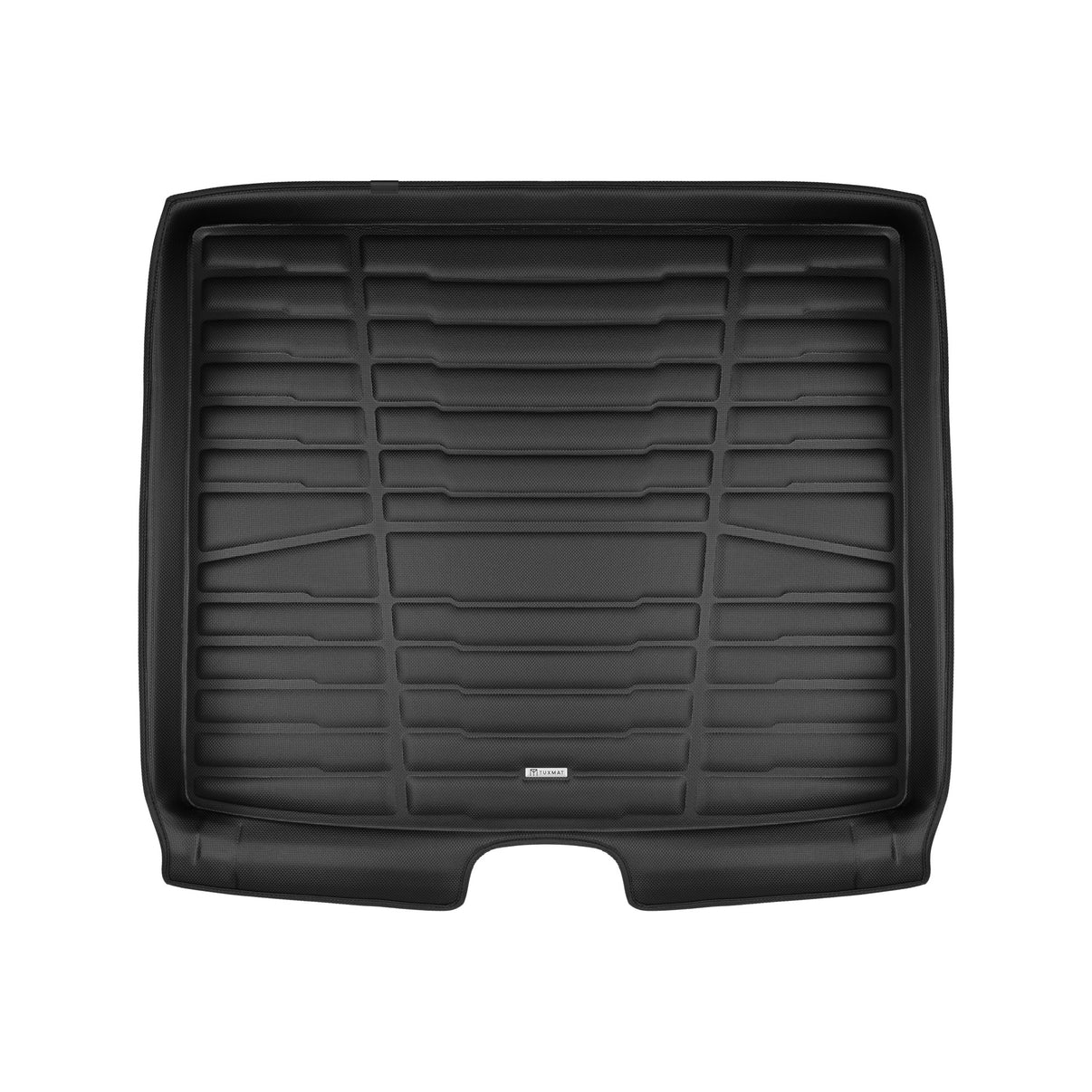 A set of black TuxMat car floor mats for Jeep Cherokee models.