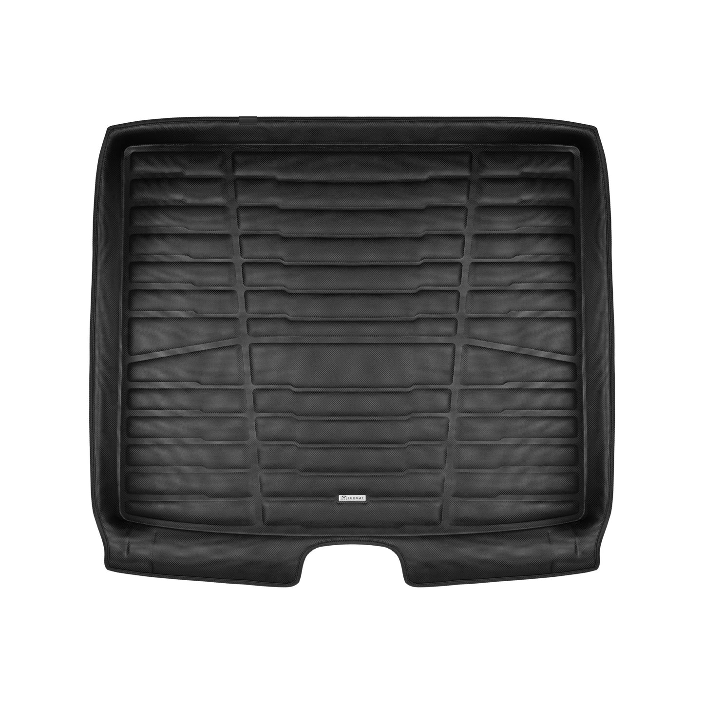 A set of black TuxMat car floor mats for Jeep Cherokee models.