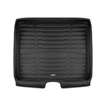 A set of black TuxMat car floor mats for Jeep Cherokee models.