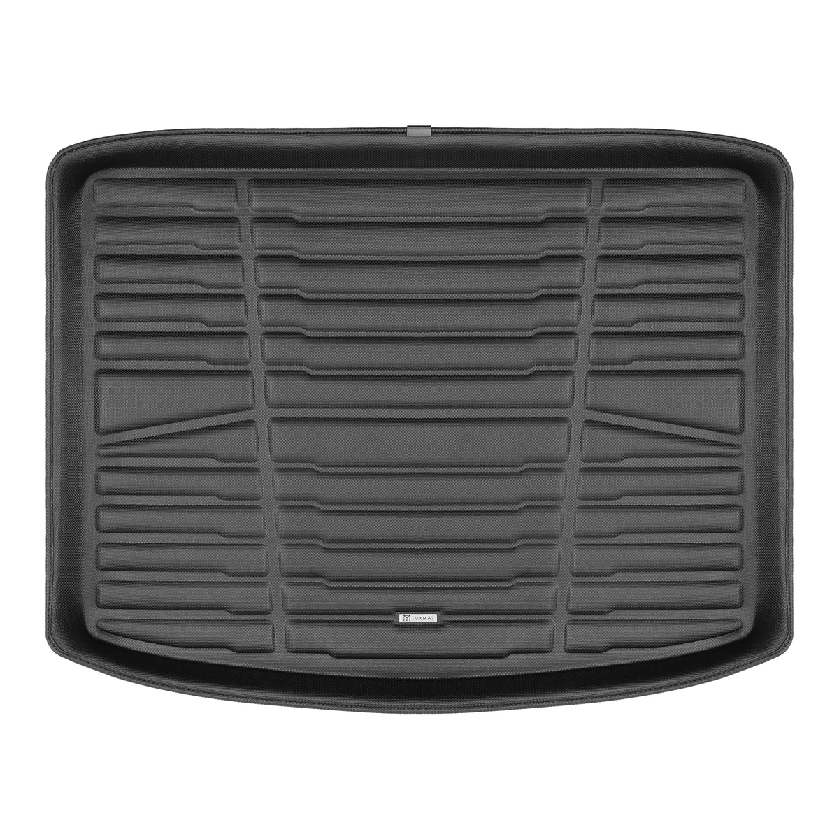 A set of black TuxMat trunk mats for Mitsubishi Eclipse Cross models.