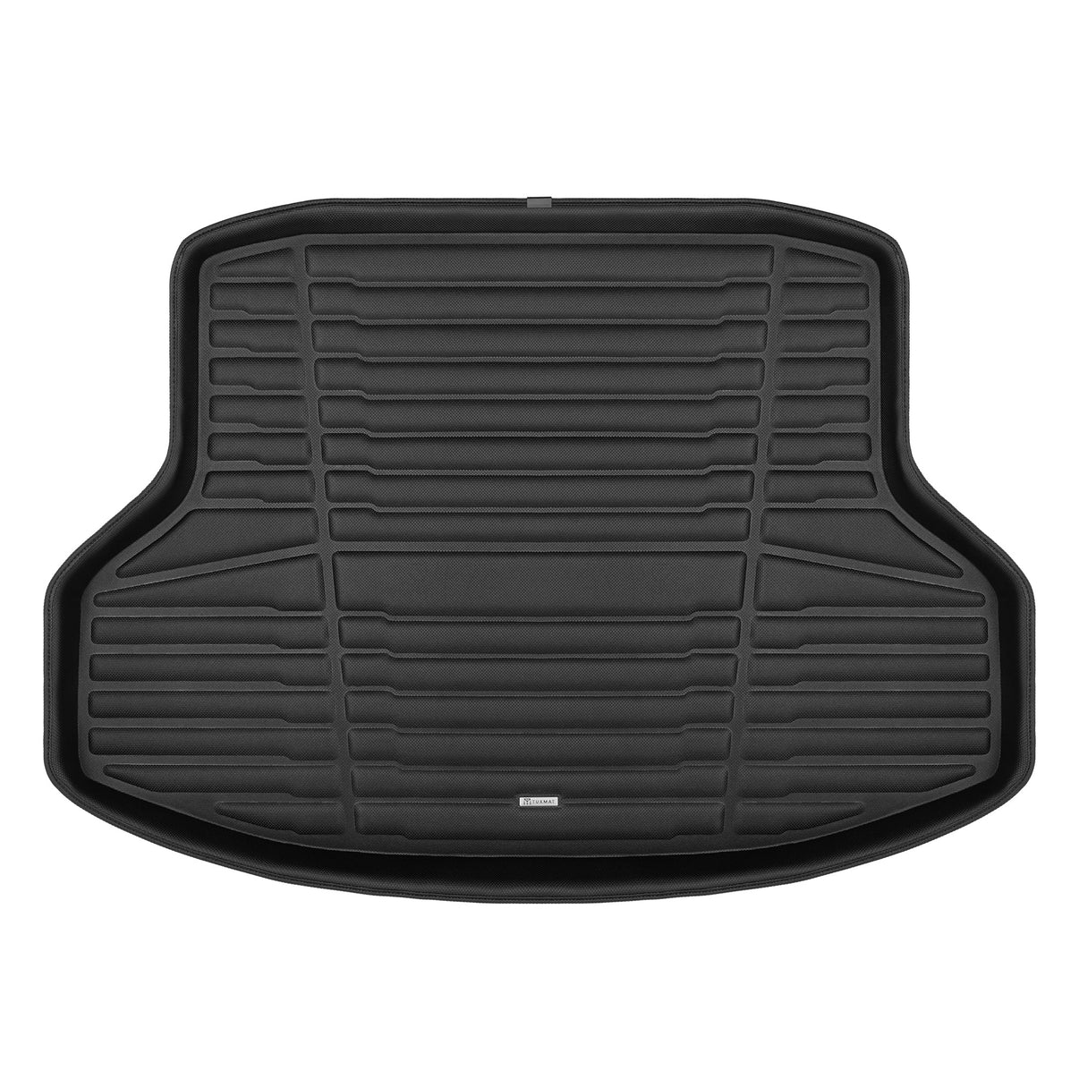A set of black TuxMat trunk mats for Honda Insight models.
