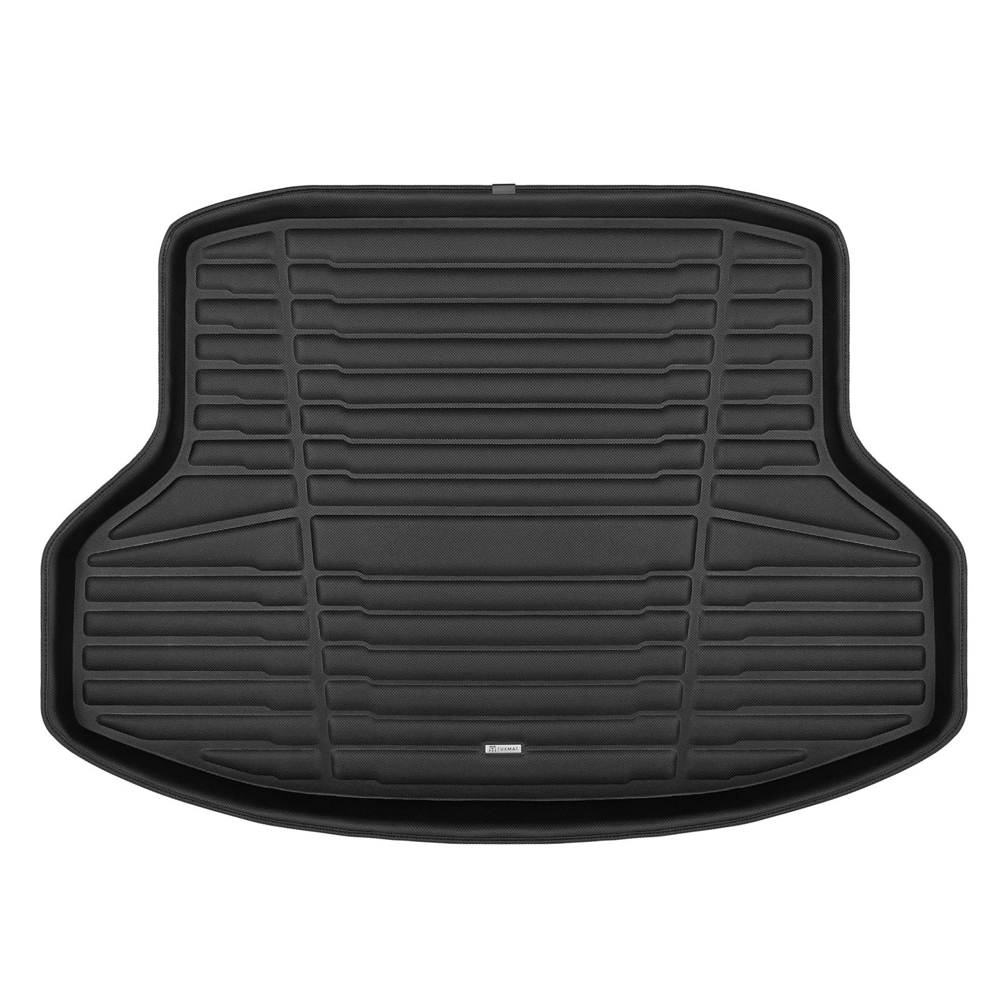A set of black TuxMat trunk mats for Honda Insight models.
