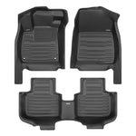 A set of black TuxMat car floor mats for Honda Accord models.