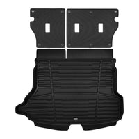Black / Trunk Mats Only / T2D3 - SuperTrunk - With Subwoofer - Complete Back Seat & Trunk Coverage ($153.60)