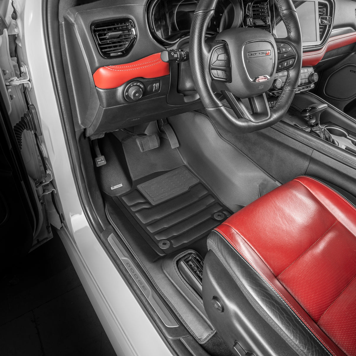 Forro De Carga Premium Para Dodge Durango 2011-2025 - Protección 100% – Alfombrilla De Maletero De Coche De Ajuste Personalizado, Alfombrilla De Carga Negra Para Todas Las Estaciones, Forro De