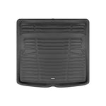 A set of black TuxMat trunk mats for Volvo S60 models.