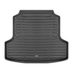 A set of black TuxMat trunk mats for Nissan Altima models.