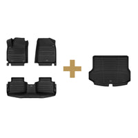 Black / The Complete Set / 1st & 2nd Rows + Trunk Complete Coverage - With Subwoofer Only ($359.30)