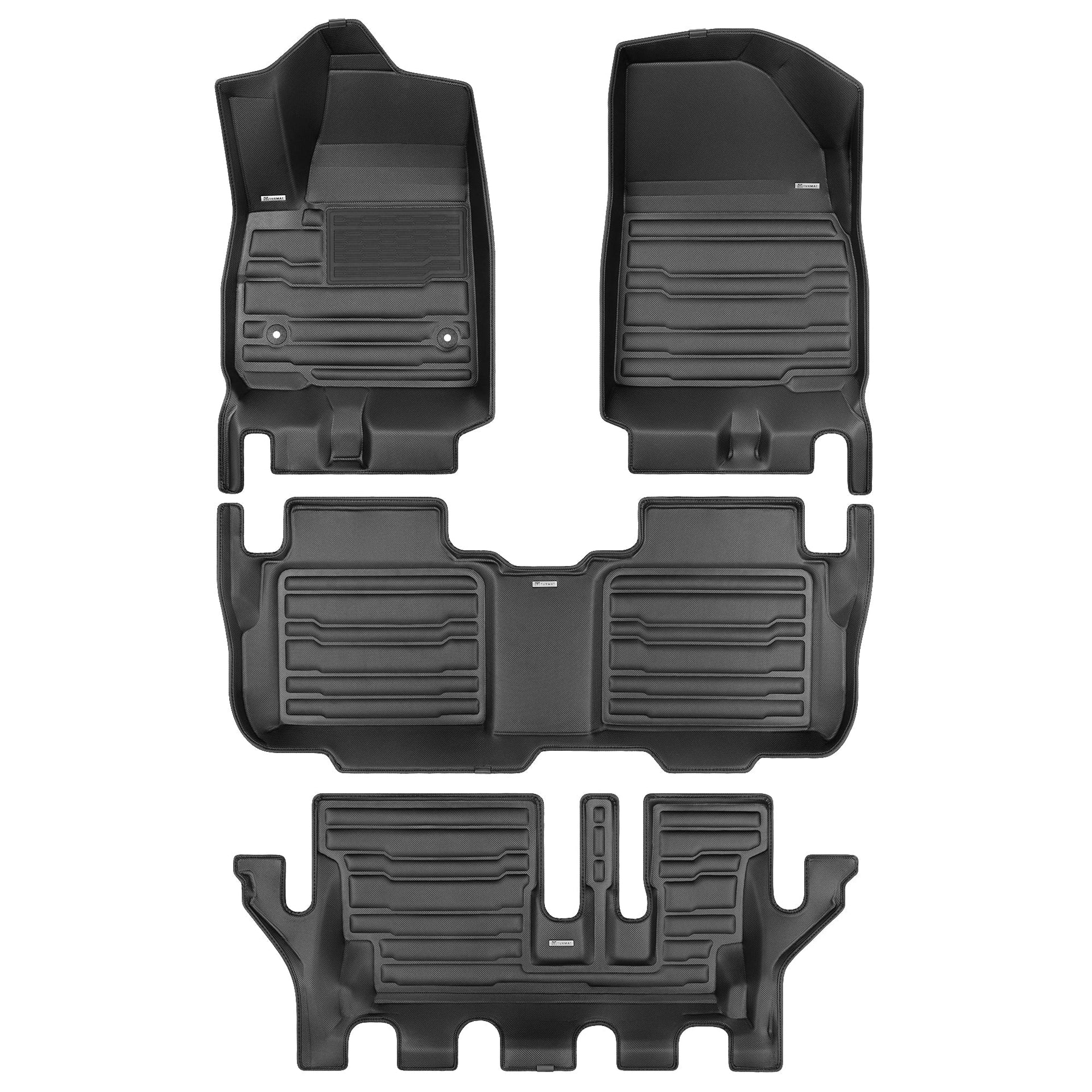 ELMASLINE 3D Gummimatten für SEAT TARRACO 7-Sitzer (inkl ELMASLINE 3D Gummimatten für SEAT TARRACO 7-Sitzer (inkl