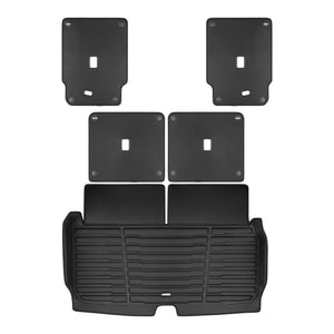 A set of black TuxMat trunk mats for Mercedes-Benz GLS models.