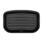 A set of black TuxMat trunk mats for Tesla Model Y models.