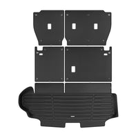 Black / Trunk Mats Only / T1ED5 - SuperTrunk - Without Subwoofer - Complete Back Seat & Trunk Coverage ($175.80)
