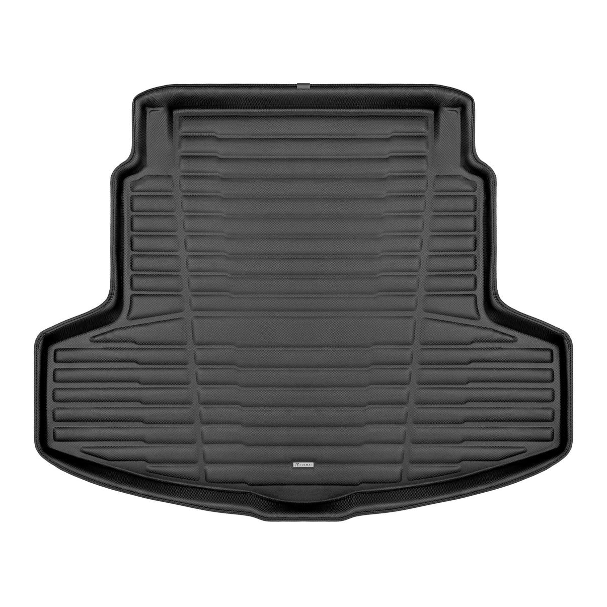 A set of black TuxMat trunk mats for Acura TLX models.