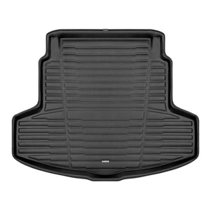 A set of black TuxMat trunk mats for Acura TLX models.