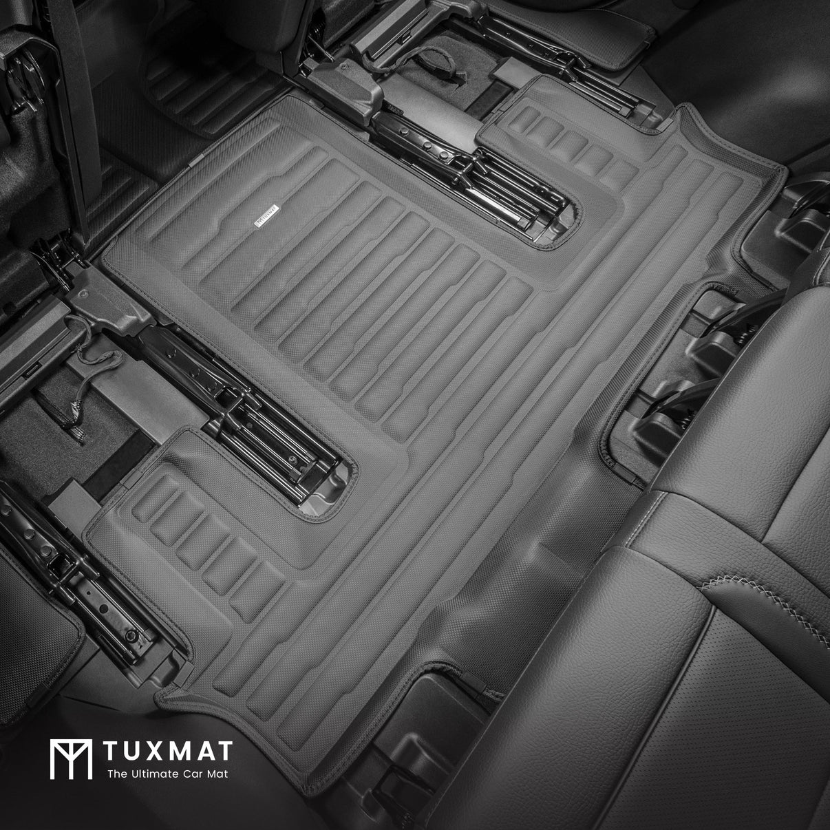 KEEPDSGN XPE Custom Floor Mats For GMC Yukon XL Denali 2015-2024 – Gray, 5-Piece Full Set