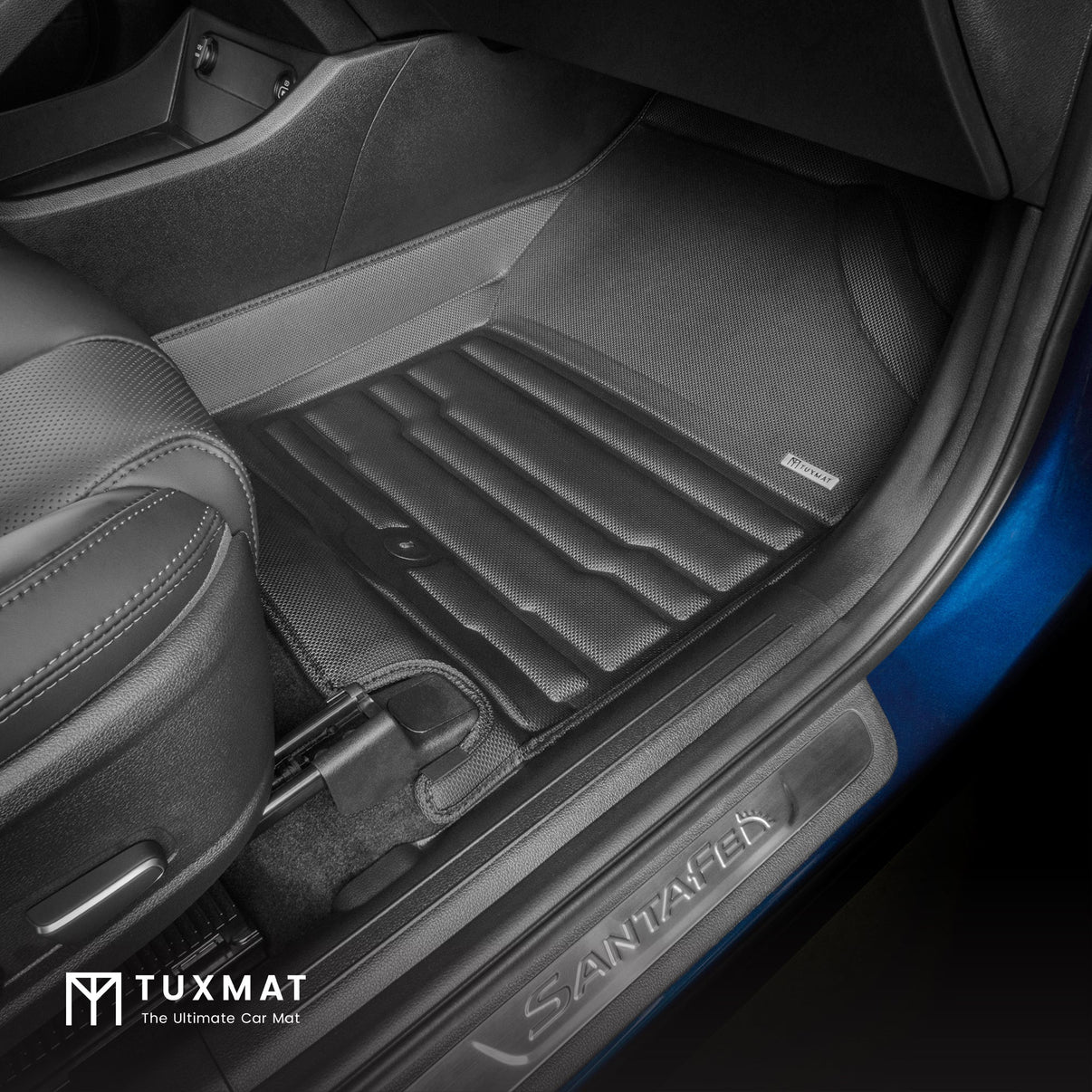 ELMASLINE 3D rubbermatten voor Hyundai Santa FE (2023-2025) | Accessoire voetmatten ELMASLINE 3D rubbermatten voor Hyundai Santa FE (2023-2025) | Accessoire voetmatten