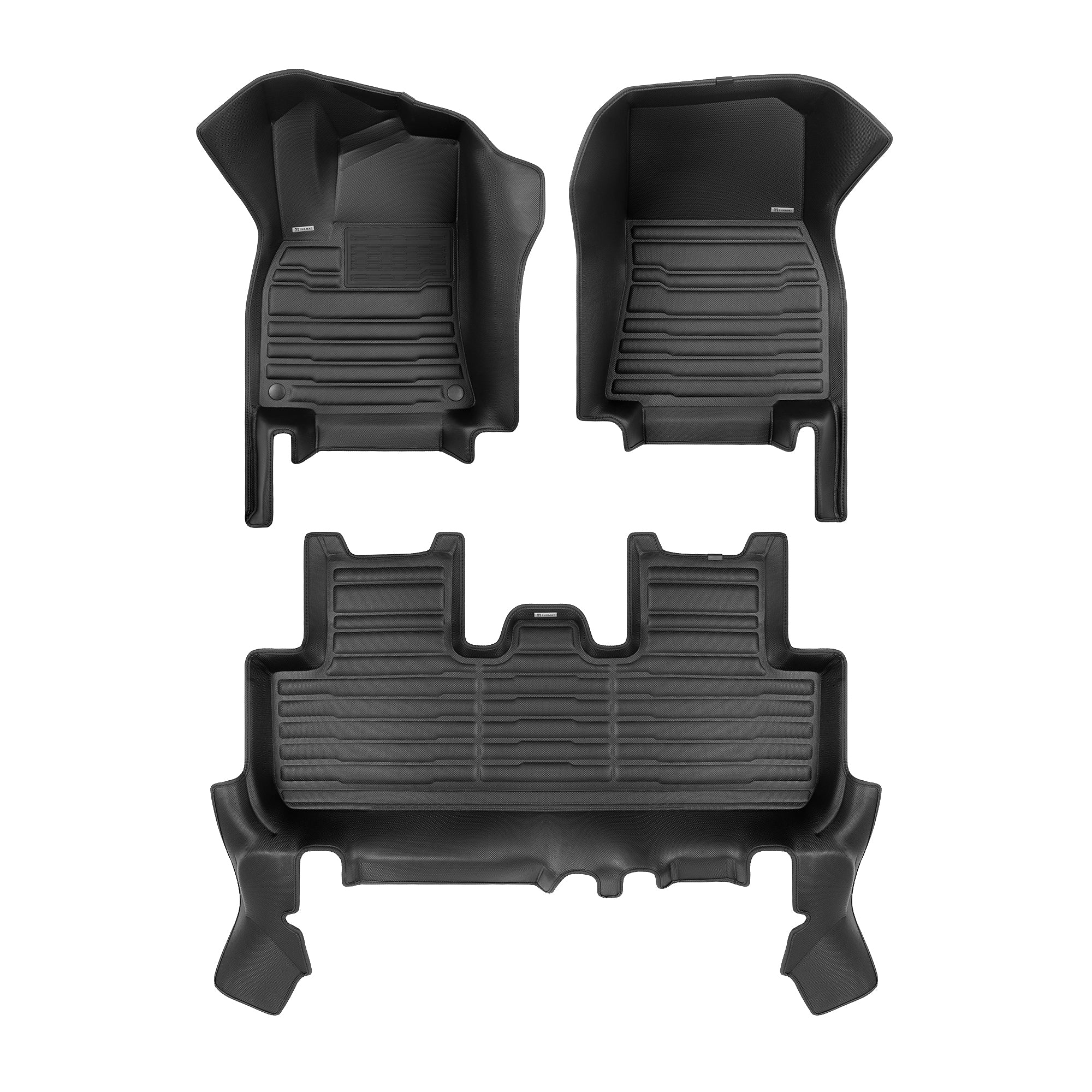 Full-Coverage Mats for 2020-2025 Tesla Model Y 7-Seater – TuxMat.com