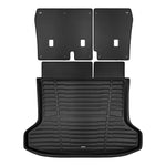 A set of black TuxMat trunk mats for Infiniti QX55 models.
