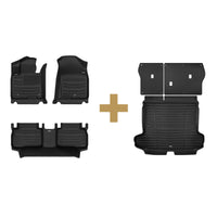 Black / The Complete Set / 1st & 2nd Rows + SuperTrunk Complete Coverage - With Subwoofer Only ($383.40)