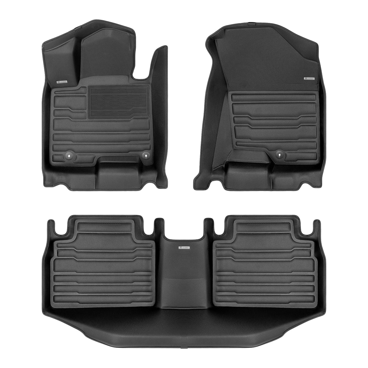 Binmotor Custom Fit All-Weather Floor Mats For Hyundai Tucson Hybrid 2022-2024 - TPE Black