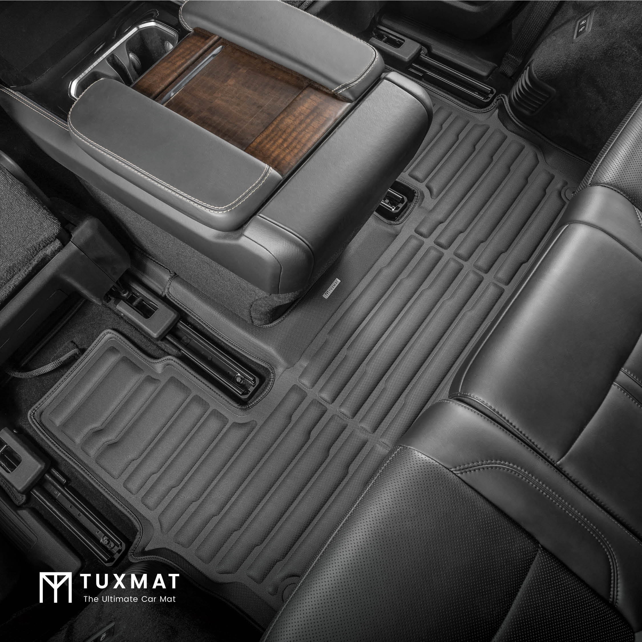 ToughPRO Heavy Duty Rubber Floor Mats Full Set For Jeep Wagoneer 8-Seater 2022-2025 – Black