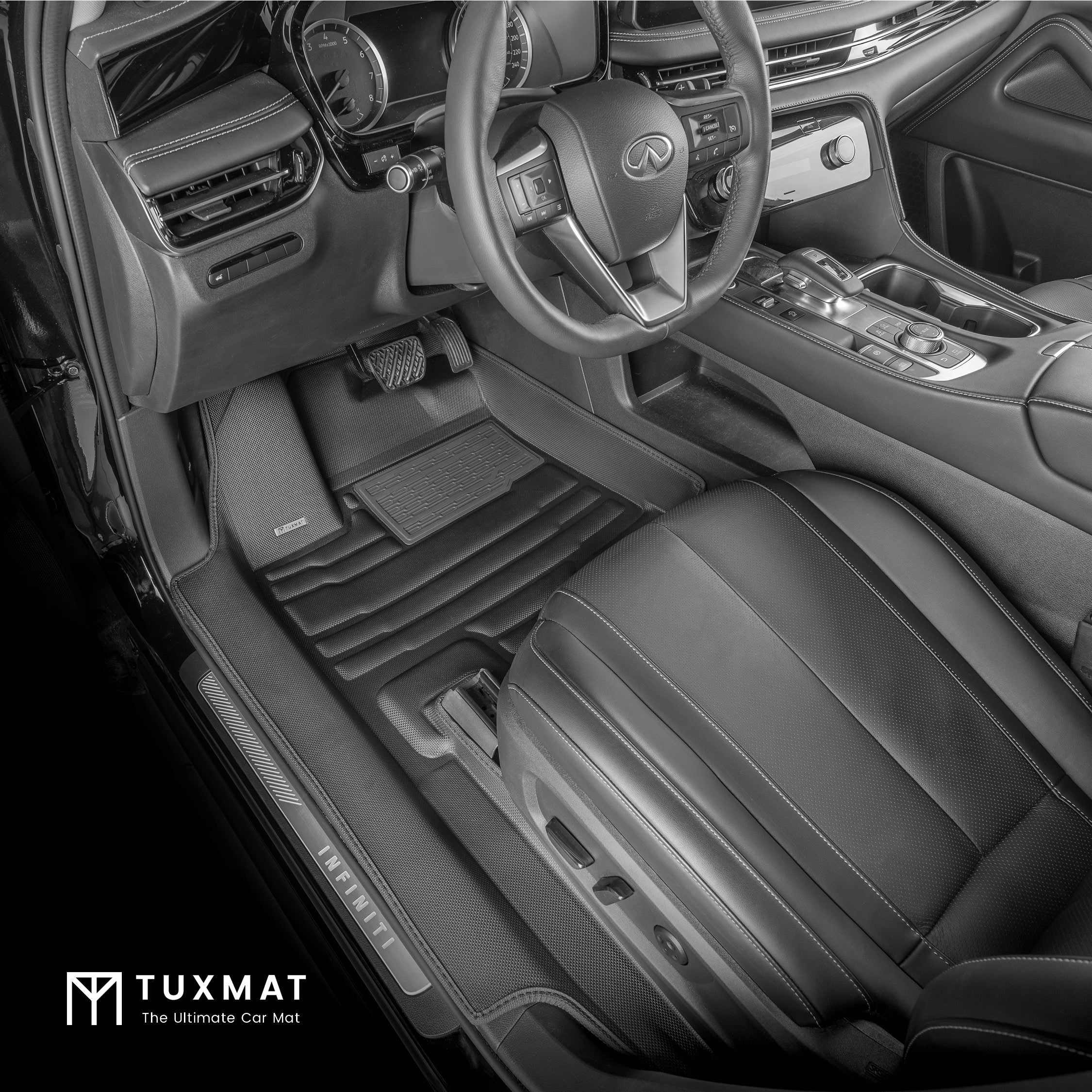 Full-Coverage Mats for 2022-2026 Infiniti QX60 7-Seater – TuxMat.com