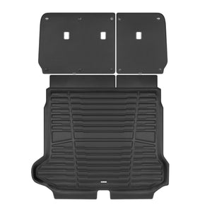 A set of black TuxMat trunk mats for Hyundai Ioniq 5 N models.