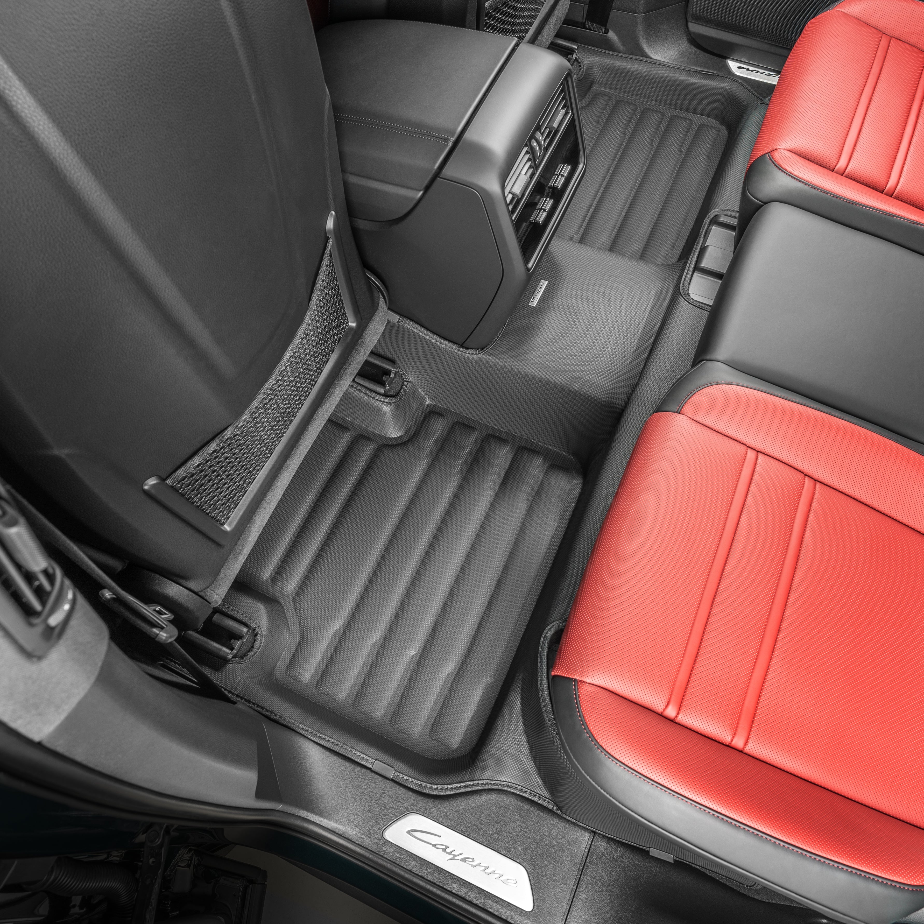 ToughPRO Black Rubber Cargo Mat For Porsche Cayenne W/ Bose Speaker Cutout (2011-2018)