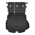 A set of black TuxMat trunk mats for Lexus NX models.