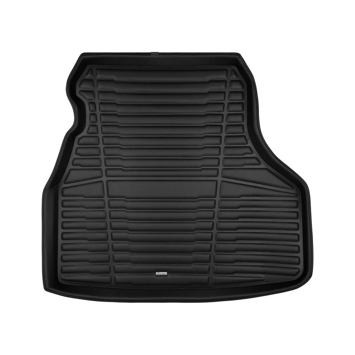 A set of black TuxMat trunk mats for Genesis G90 models.