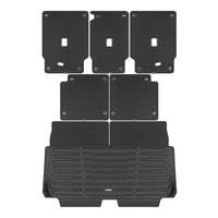 Black / Trunk Mats Only / TED6 - SuperTrunk - Complete Back Seat & Trunk Coverage ($175.80)
