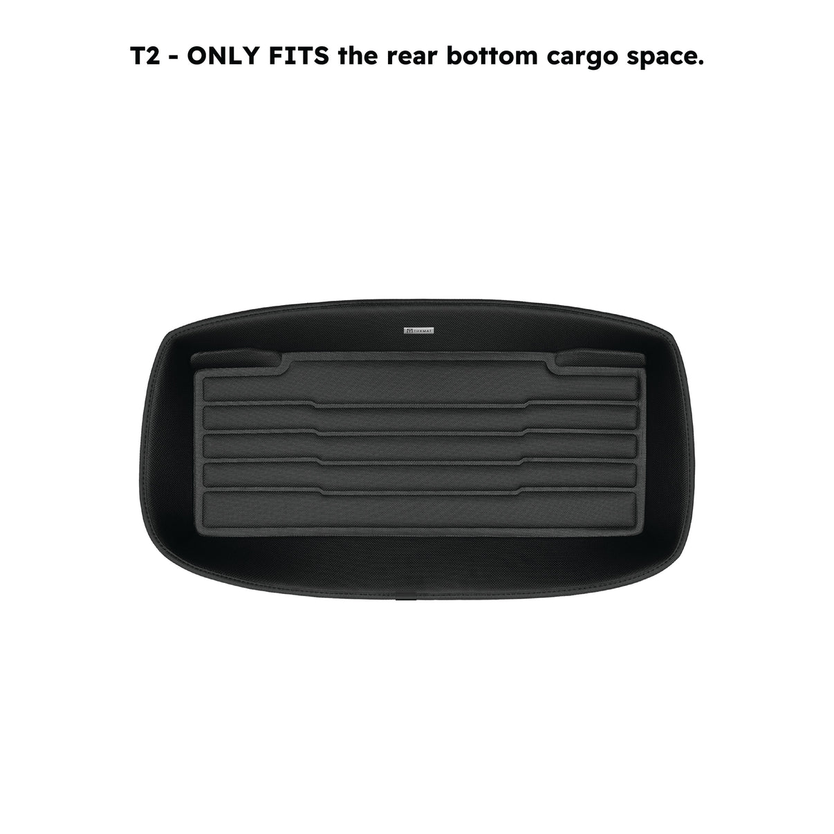 A set of black TuxMat trunk mats for MINI Cooper models.