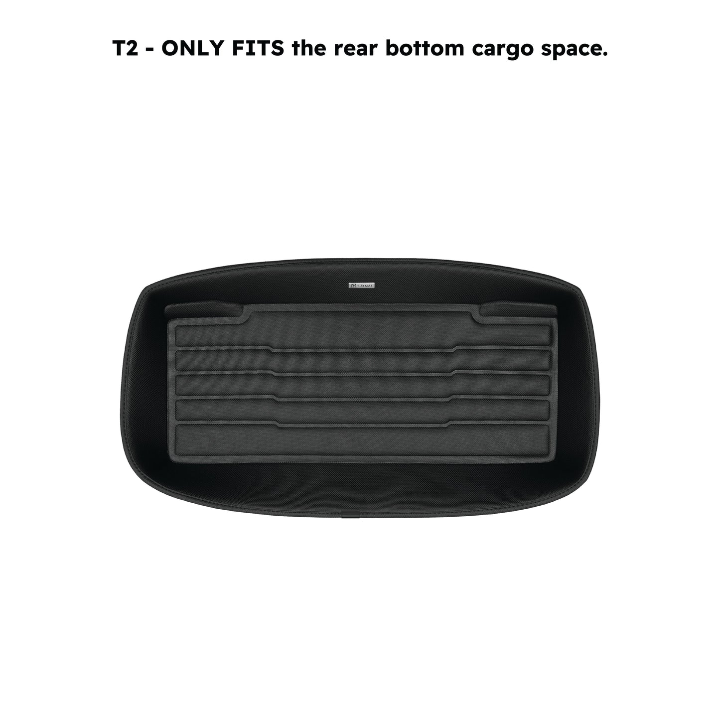 A set of black TuxMat trunk mats for MINI Cooper models.