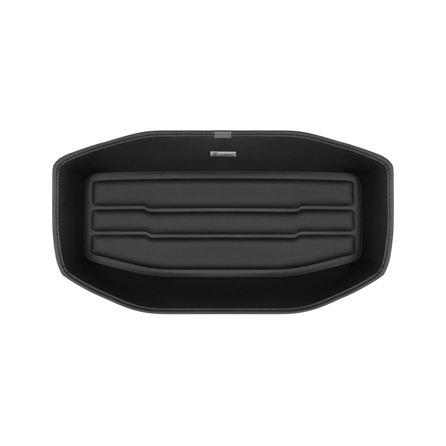 A set of black TuxMat trunk mats for Toyota bZ4X models.