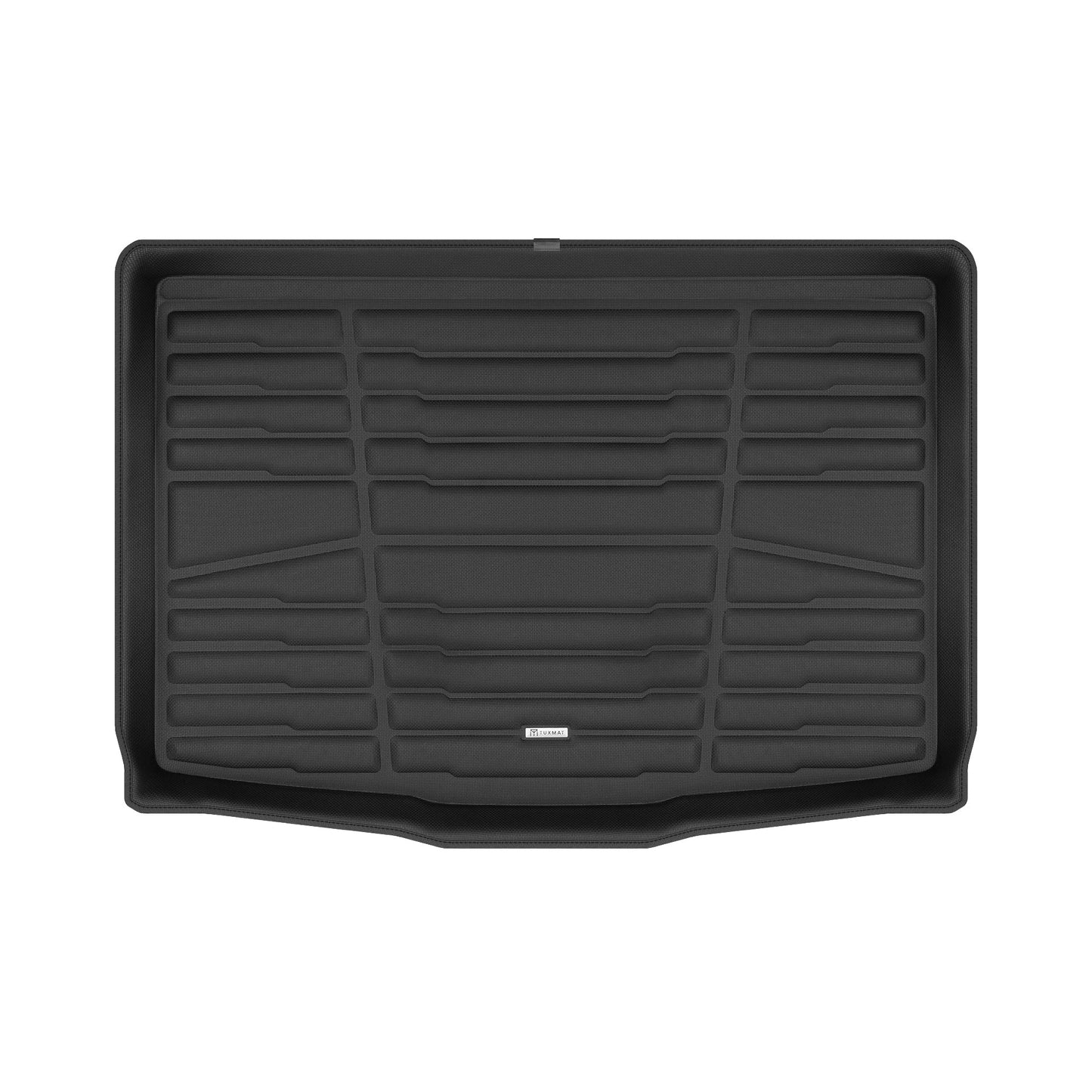 A set of black TuxMat trunk mats for Nissan Ariya models.