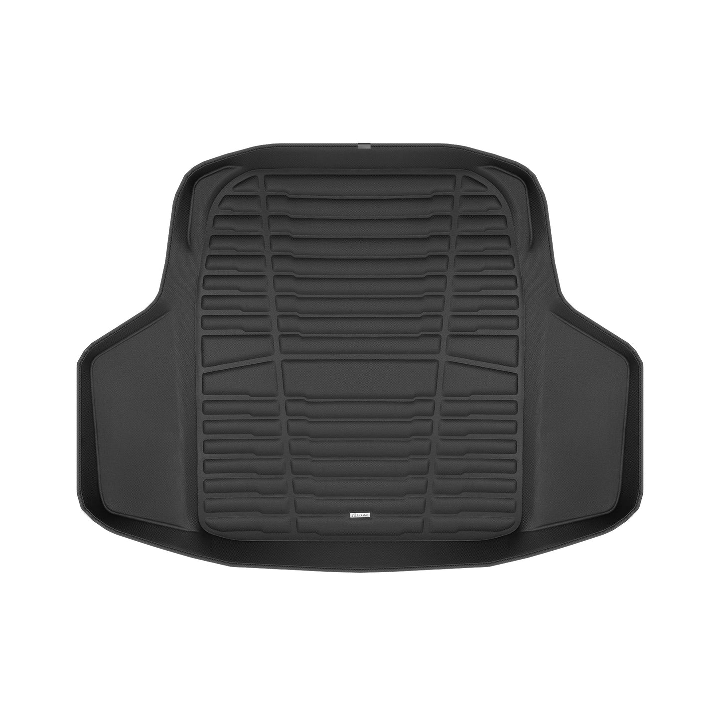 A set of black TuxMat trunk mats for Honda Accord models.