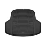 A set of black TuxMat trunk mats for Honda Accord models.