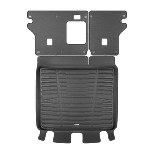 A set of black TuxMat trunk mats for Alfa Romeo Tonale models.